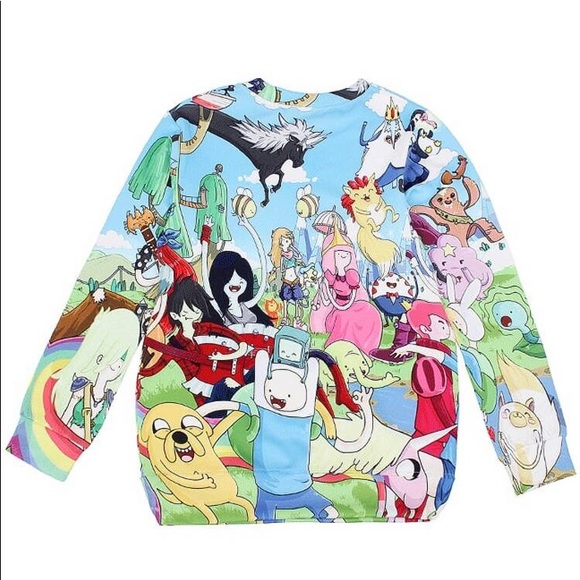 FINN & JAKE 3D Printed Sweatshirts Adventure time - Picture 2 of 4